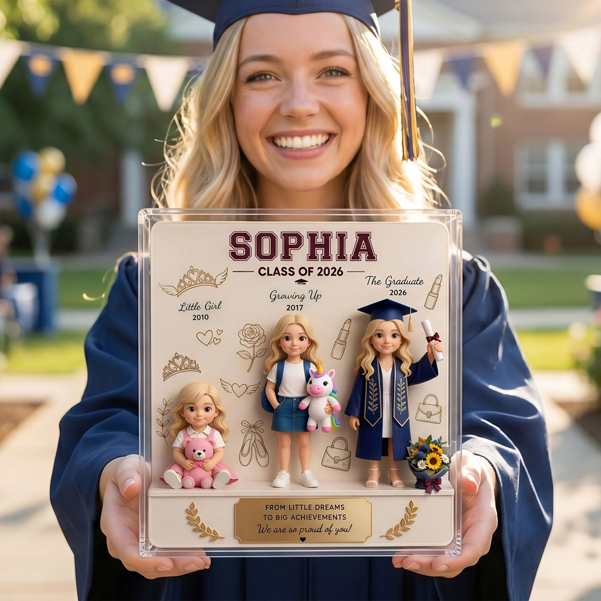 Graduation Milestone Acrylic Plaque - Personalized Custom Photo Gift For Graduation 03TYTI090526-Homacus