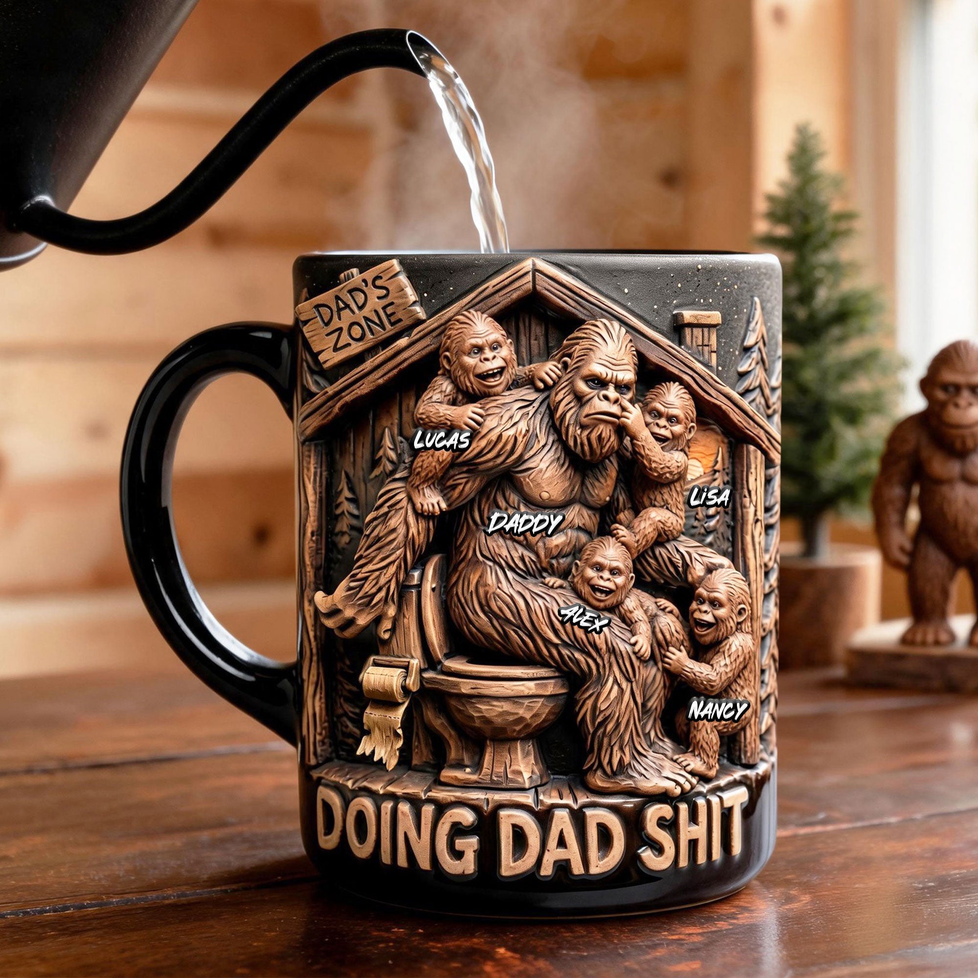 Dad's Rare Personal Space Fun Magic Mug - Personalized Gifts For