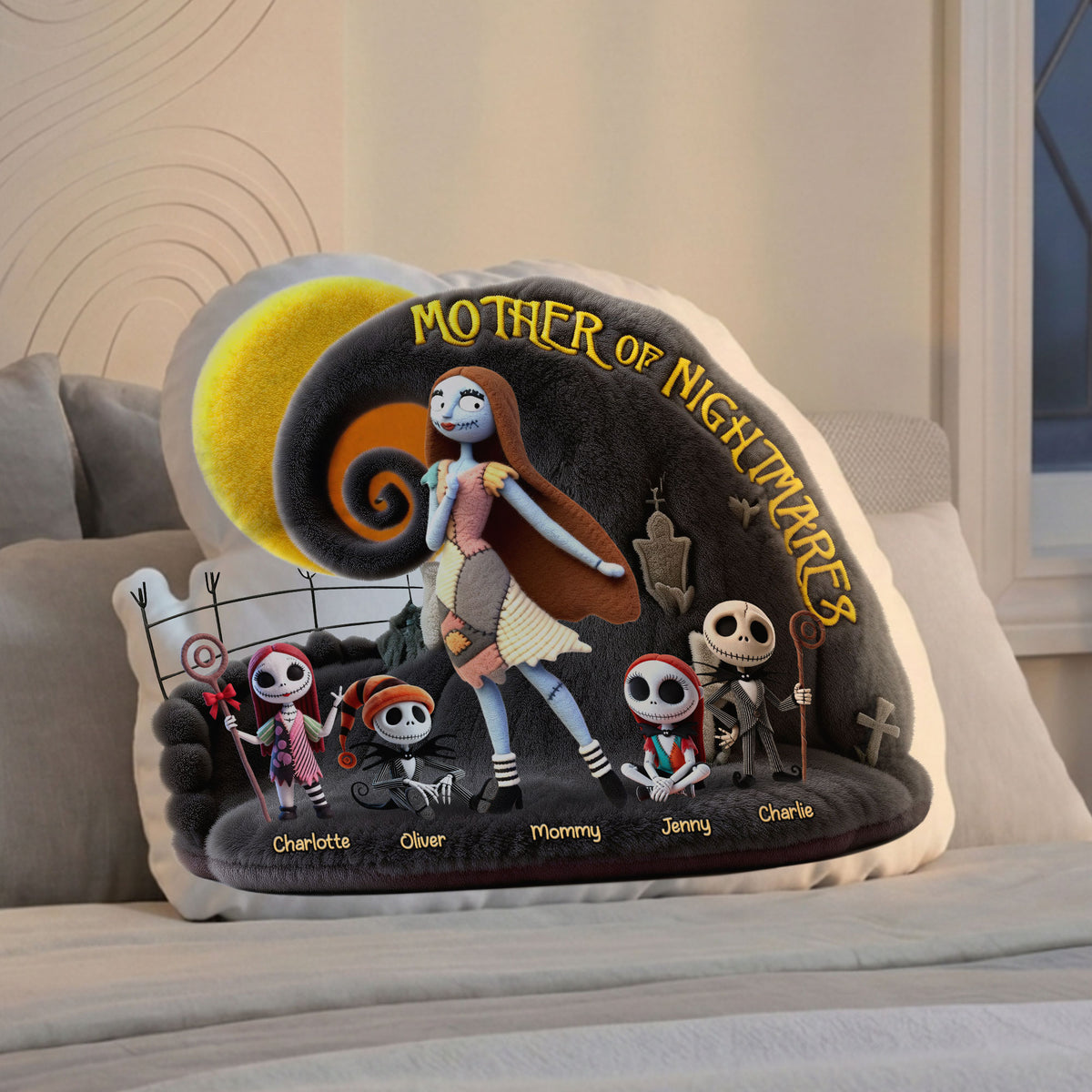 Love Mother Custom Shape Pillow - Personalized Gifts For Moms 04ohti250326-Homacus