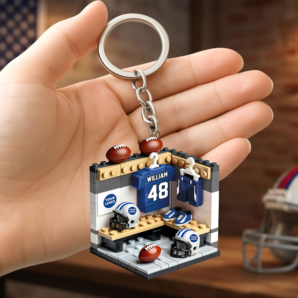 Sport Lover Keychain - Personalized Gifts For Sport Fans Keychain 01HUTI290126-Homacus