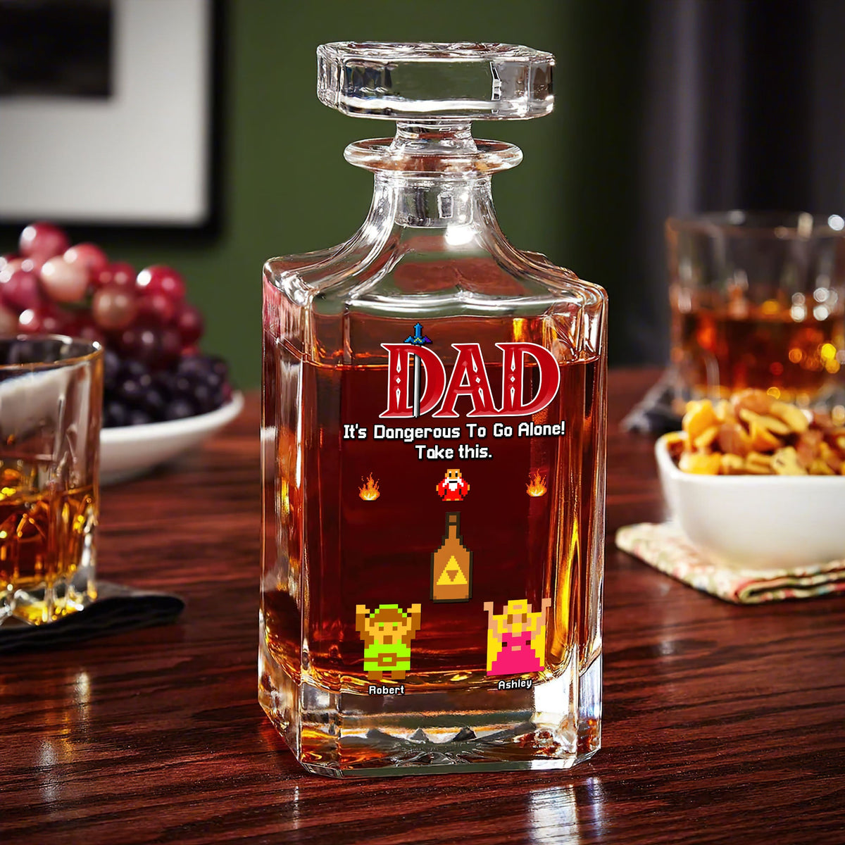 Legend Dad Whiskey Bottle - Personalized Gifts For Dad 03nati030525-Homacus