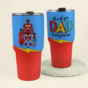 Thank Super Mom For Everything Personalized Tumbler Cup Mother's Gift For Mom-Homacus