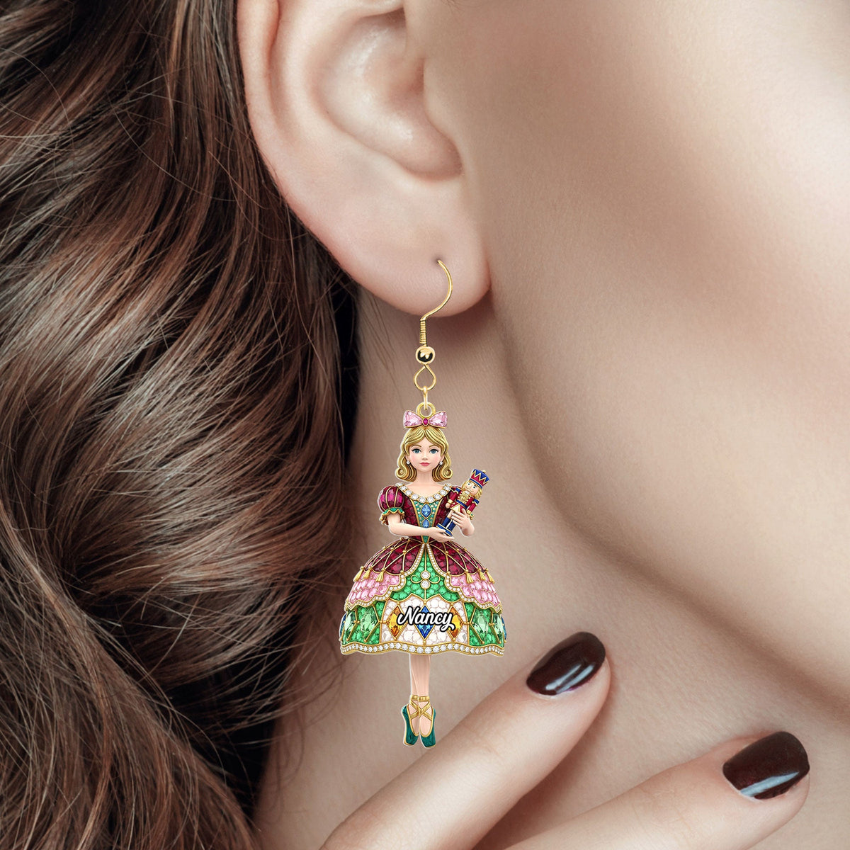 Ballet Earrings - Personalized Gifts For Ballet Lovers 03nati120725-Homacus