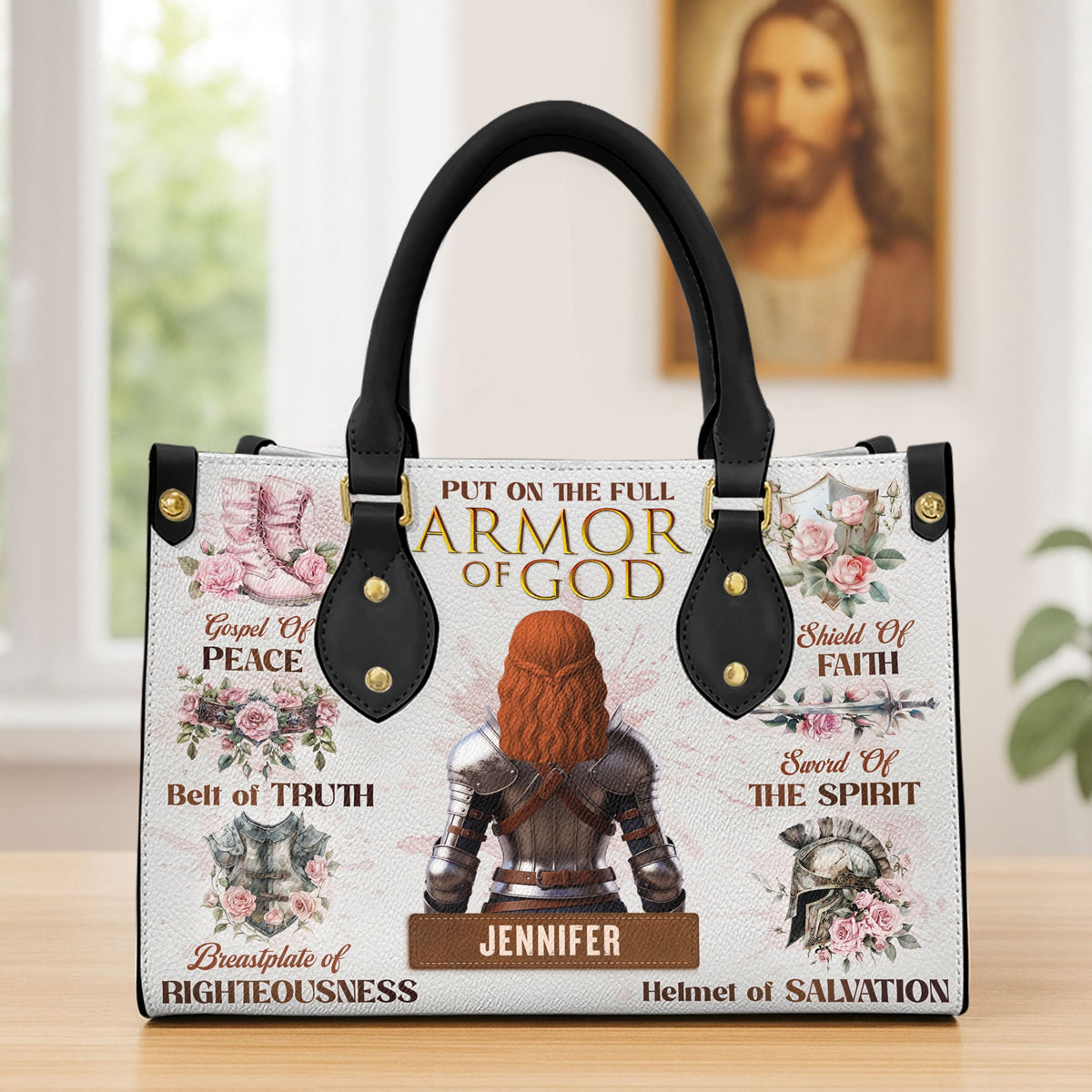 Knight Woman Leather Bag - Personalized Gifts For Her 04nati110725-Homacus