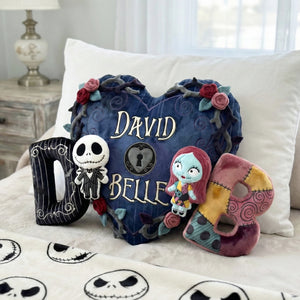 Initial Alphabet Couple Pillow - Personalized Gifts For Couple 05QHTI091225-Homacus