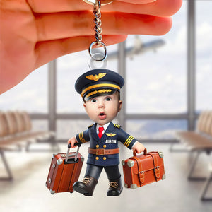 Custom Photo Gifts For Pilot Baby Keychain 01ohti061224-Homacus