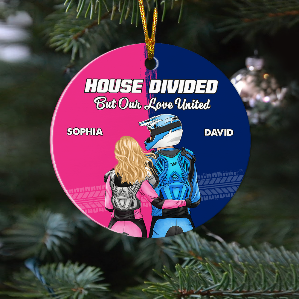 Personalized Gifts For Motocross Couple Christmas Ornament 02huhu141024hh-Homacus