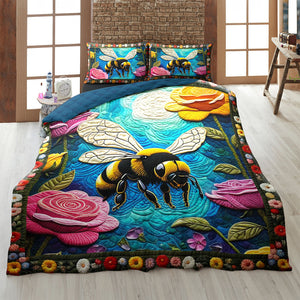 Personalized Gifts For Bees Quilt Bed Set 06huti200125-Homacus