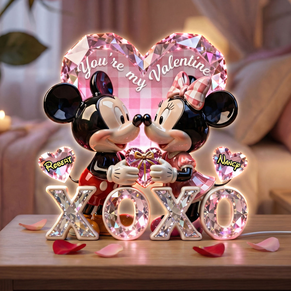 Romantic Couple Acrylic Light Box - Personalized Gifts For Couple 01pati150126-Homacus