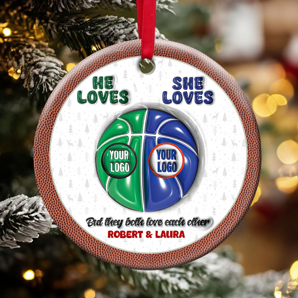 Personalized Gifts For Basketball-loving Couple Christmas Ornament 01huti101024-Homacus