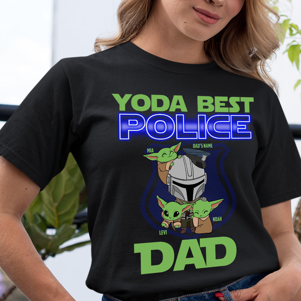 Personalized Gifts For Dad Shirt Best Police Dad 2nthh060622-Homacus
