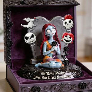 Bone Mommy & Little Kids Acrylic Plaque - Personalized Gift For Mom 03OHTI030426-Homacus