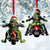 Personalized Christmas Gifts Green Monster On A Motorcycle Acrylic Ornament 02OHTI251124-Homacus