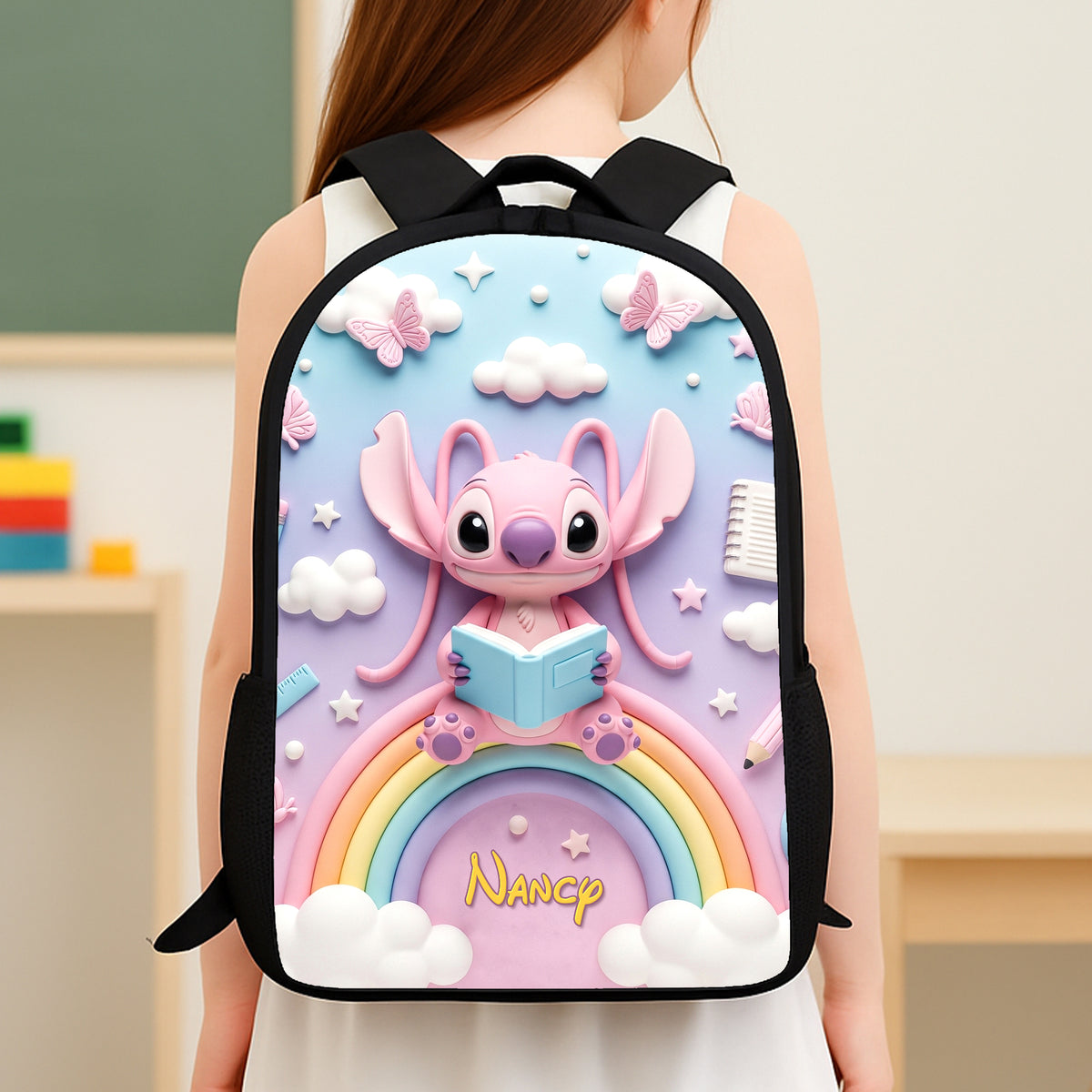Cute Cartoon School Bag - Personalized Gifts For Kids 02pgti070825-Homacus