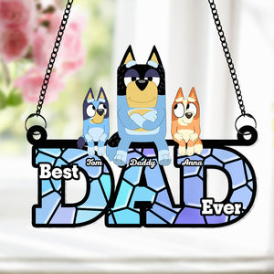 Personalized Gifts For Dad Suncatcher Ornament 05OHTI240424-Homacus