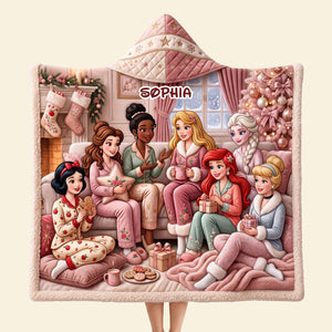 Enchanted Princess Hood Blanket - Personalized Christmas Gifts 03PGTI261026-Homacus