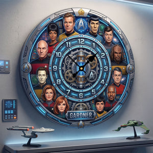 Space Adventure Acrylic Wall Clock Personalized Unique Gifts 04HUTI120326-Homacus