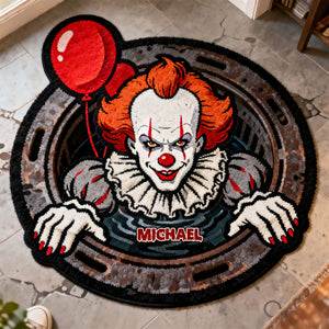 Creepy Clown Custom Shape Doormat - Personalized Gifts For Horror Fans Doormat 03NATI280126-Homacus