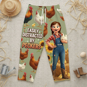 Farm Chicken Pajama Pants - Personalized Gifts For Farm Girl 02nati051225-Homacus