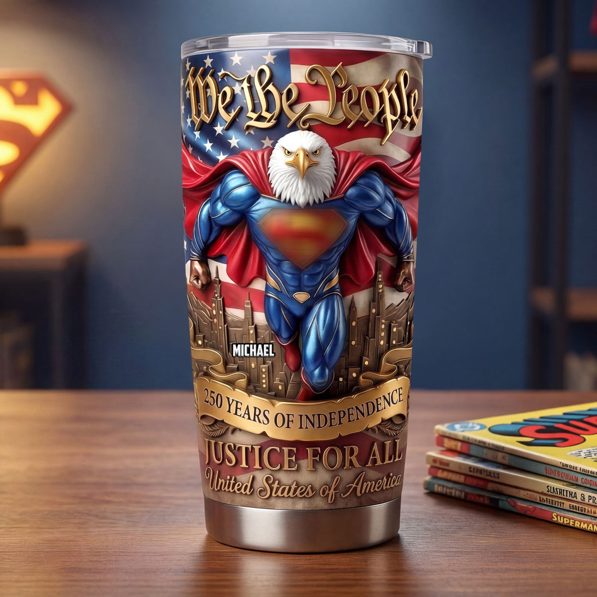Fearless Eagle Guardians Tumbler - Personalized Gifts 02tyti060326-Homacus