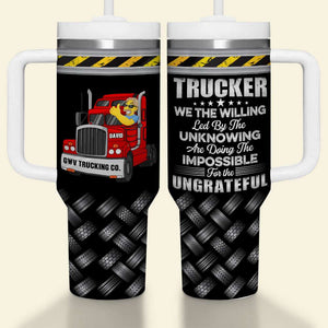 Personalized Gifts For Truck Driver, Sarcastically Tough Trucker 04qhti170724hg-Homacus