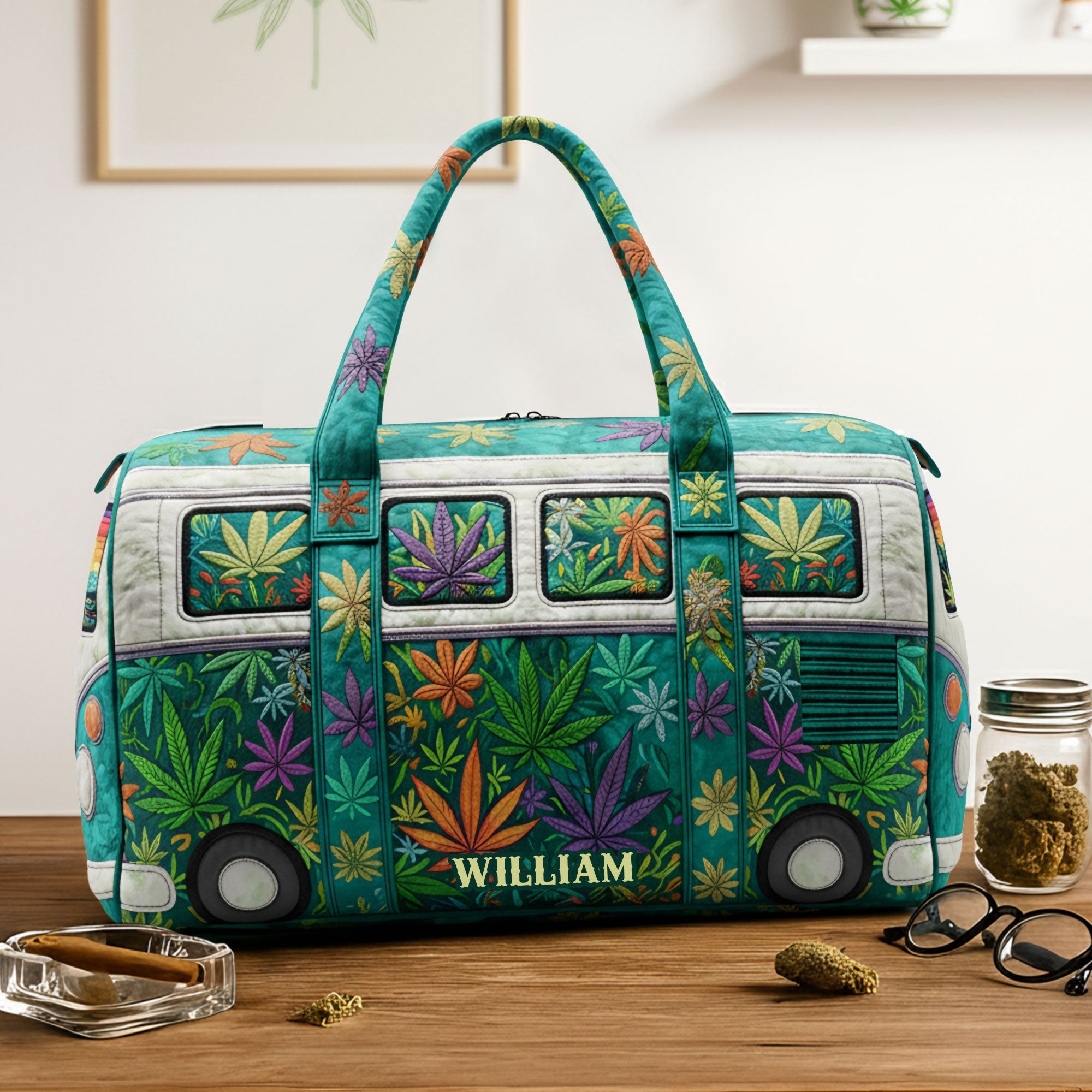 Personalized Gifts For Herb Lover Quilted Duffle Bag 04toti180925-Homacus