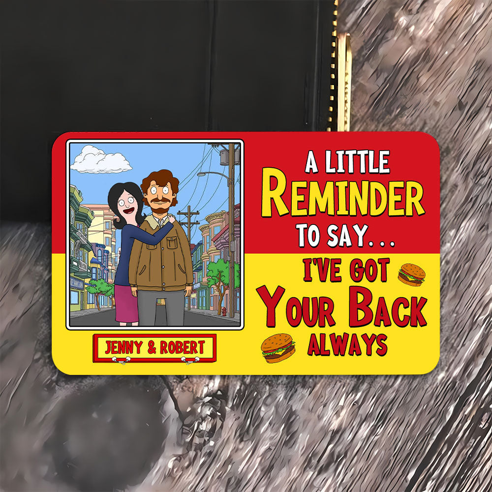 Personalized Gifts For Couple Wallet Card, I've Got Your Back 01qhti301224hg-Homacus