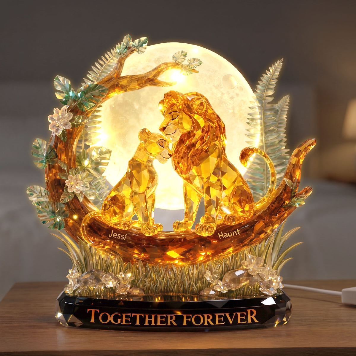 Romantic Couple Acrylic Light Box - Personalized Gifts For Couples 02toti191225-Homacus