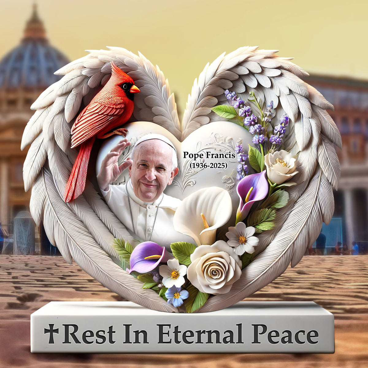 Rest In Eternal Piece Plaque - Gift For Heaven 042HUTI210425-Homacus