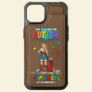 Personalized Gifts For Autism Mom Leather Flip Wallet Phone Case 04huti240225pa-Homacus