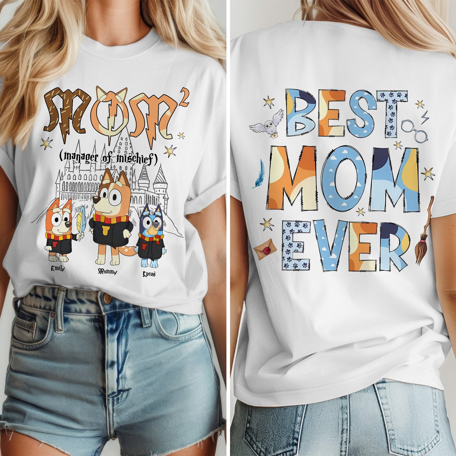 Personalized Gifts For Mom Shirt Best Mom Ever 03HUTI310325-Homacus