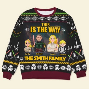 Personalized Gifts For Family Ugly Sweater 05toti211024hg-Homacus