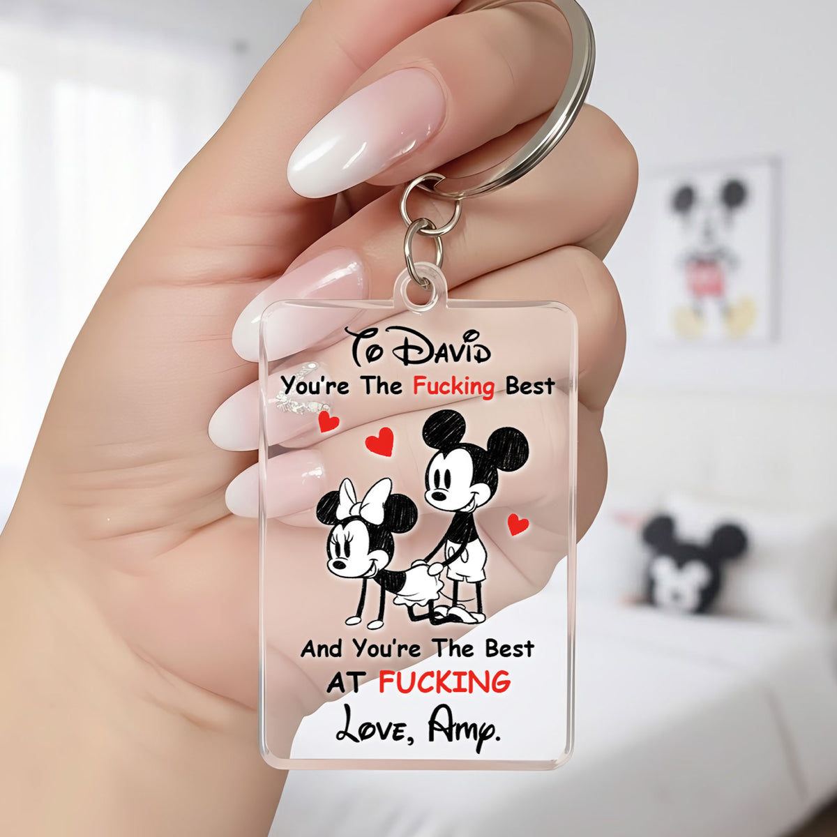 Cheeky Couple Keychain - Personalized Gifts For Couple Keychain 01PGTI261125-Homacus