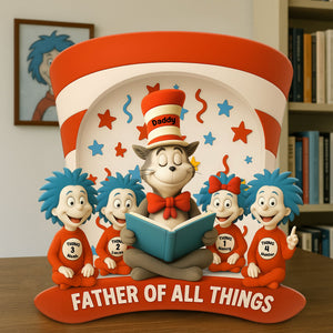 Dad Of Little Treasures Acrylic Plaque - Personalized Gifts For Father 03TGTI250425-Homacus