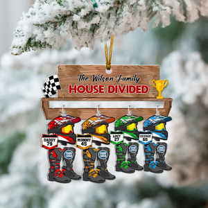 Personalized Christmas Gift For Family Ornament Motorcross Family 02HUHU151024-Homacus