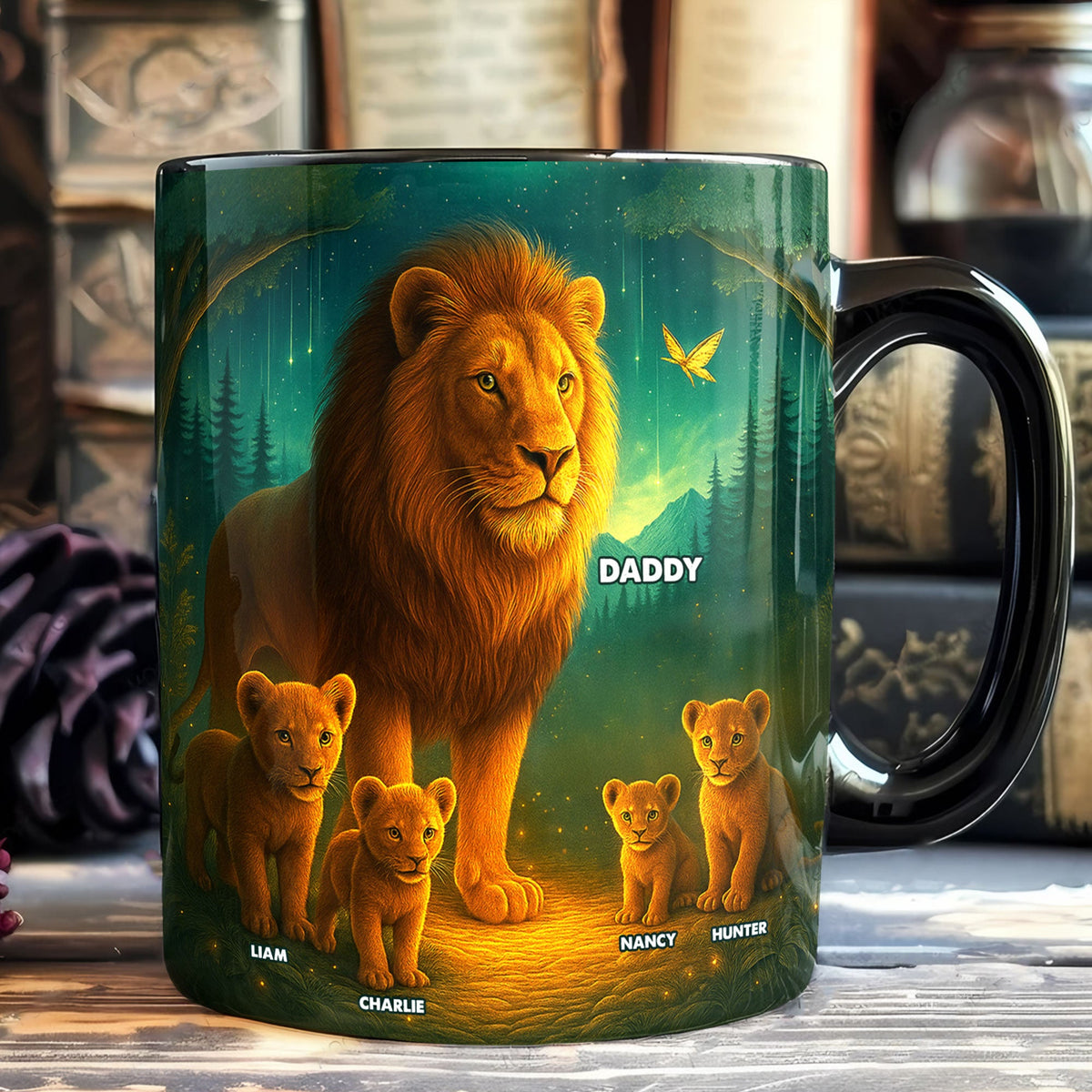 Lion Dad Coffee Mug - Personalized Gifts For Dad 04ohti070525-Homacus