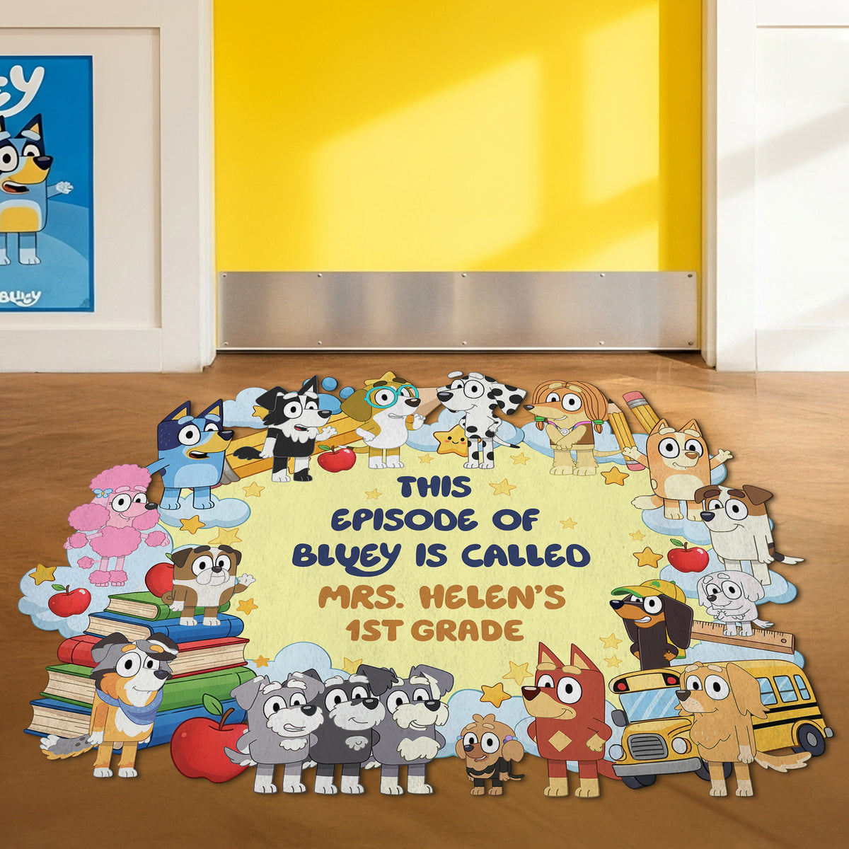 Cute Teacher Doormat - Personalized Gifts For Teacher 03huti060825-Homacus