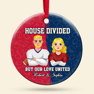 Personalized Gifts For American Football Lovers Couple Christmas Ornament 02huti141024hg-Homacus