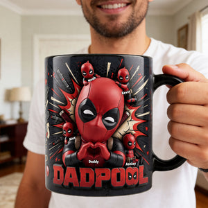 Funny Undead Dad And Kids Magic Ceramic Coffee Mug - Personalized Gifts For Father's Day Magic Mug 05NATI160426-Homacus