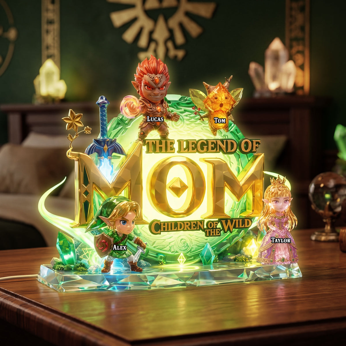 The Legend Of Mom Light Box Personalized Mother's Day Gifts 04OHTI140326-Homacus