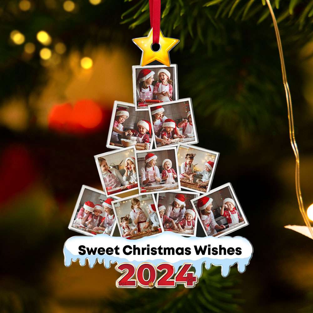 Baking Custom Photo Acrylic Christmas Ornament 021HUTI260924 Gift For Family ct141124-Homacus