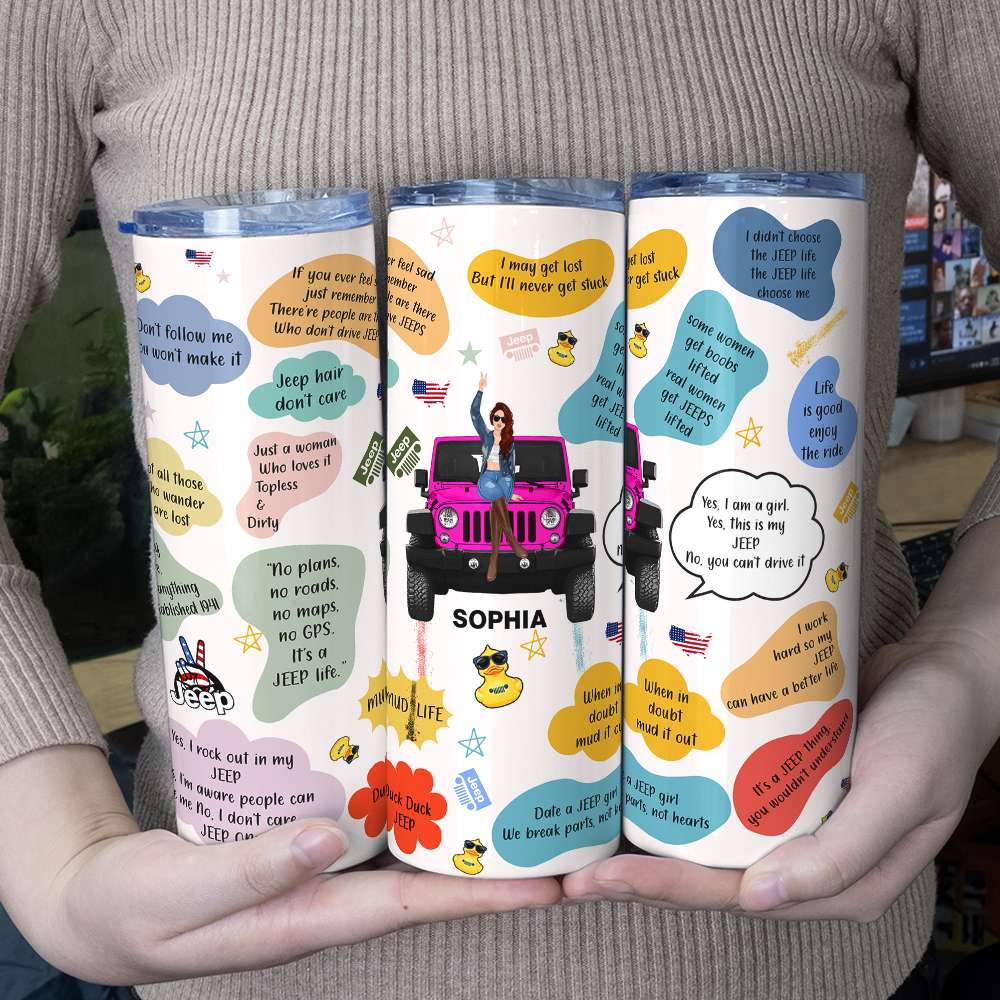 Personalized Gifts For Car Lovers Skinny Tumbler 01HUDC290624TM-Homacus