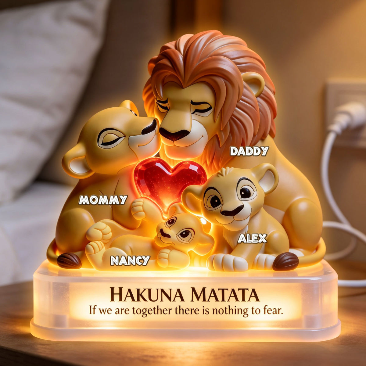 We're Family Light Box Personalized Gifts For Family 02NATI260326-Homacus