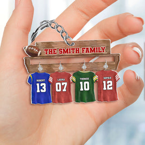 Personalized Gifts For Football Player 02HUTI291223 Football Team-Homacus