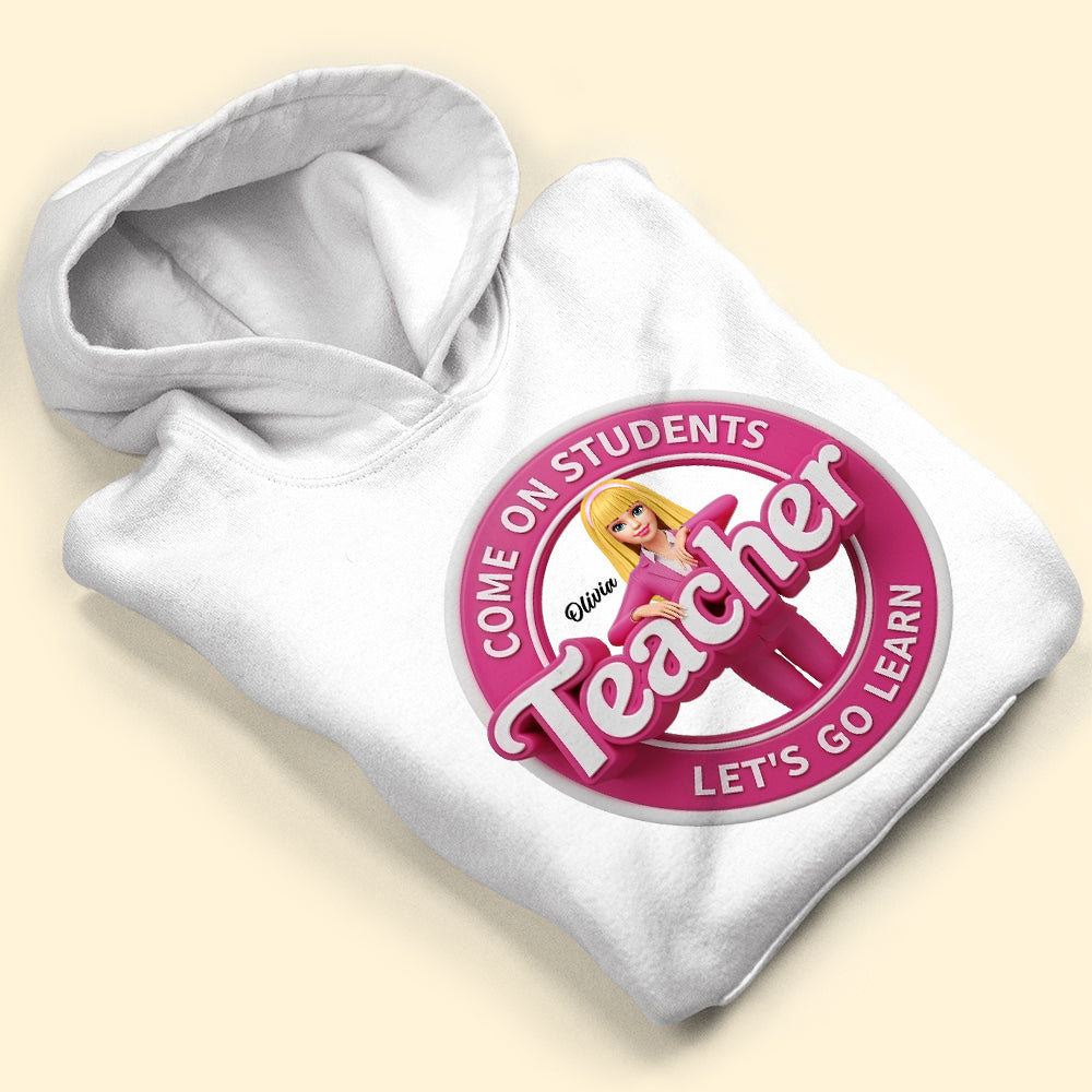 Cute Doll Teacher Shirt - Personalized Gifts For Teachers 03tgti020725-Homacus