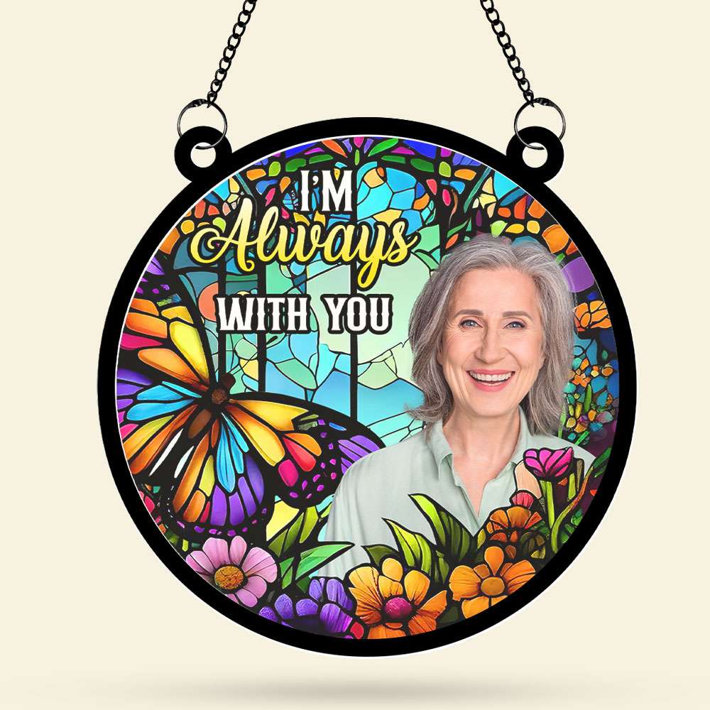 Custom Photo Gifts For Heaven Memorial Suncatcher Ornament 021NATI150824-Homacus