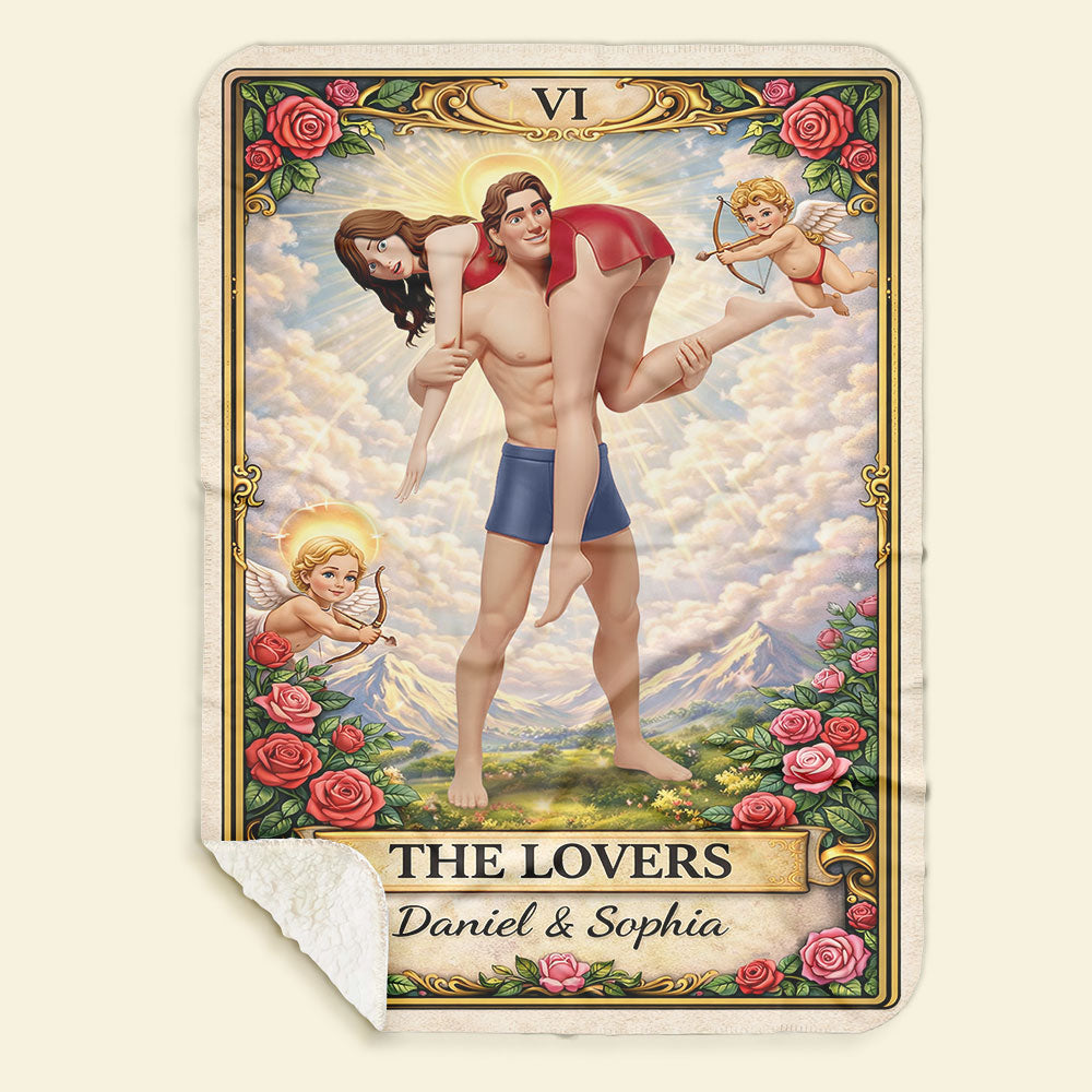 The Lovers Blanket - Personalized Gifts For Couple 01huti020226-Homacus