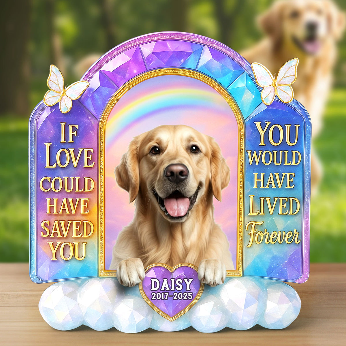 Memorial Dog Plaque - Custom Photo Gifts For Dog Lovers 01nati300525-Homacus