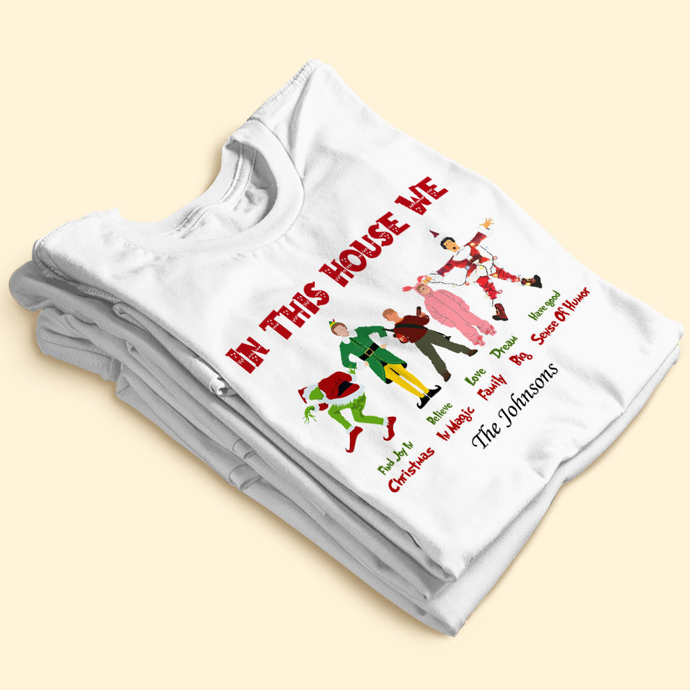 Personalized Gifts For Family Shirt, Classic Christmas Movies 01qhti251024-Homacus