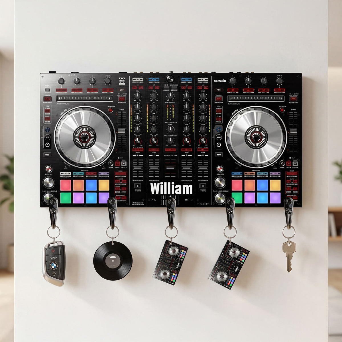 DJ Board Acrylic Key Hanger - Personalized Gifts For Music Lovers 02hyti291225-Homacus